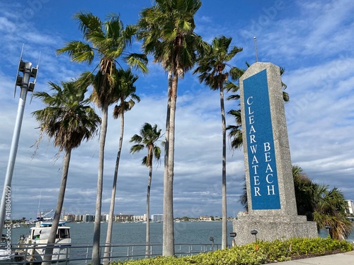 Located in Pinellas County on the west central coast of Florida and overlooking the Gulf of Mexico, Clearwater Beach features miles of beautiful beaches, family-friendly lodgings, excellent restaurant photo