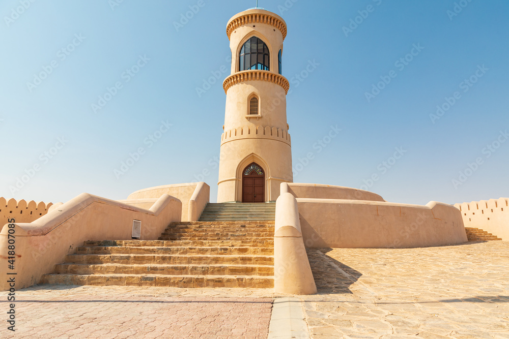The Al Ayjah lighthouse in Sur, Oman.