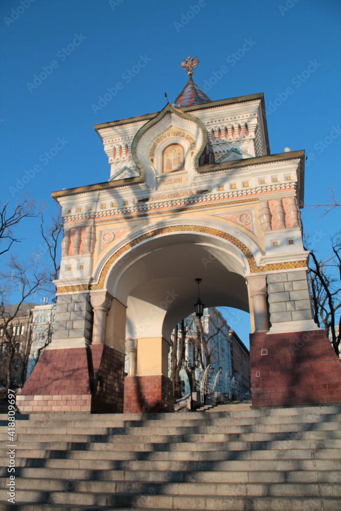 Fototapeta premium arch of Nicholas, Vladivostok