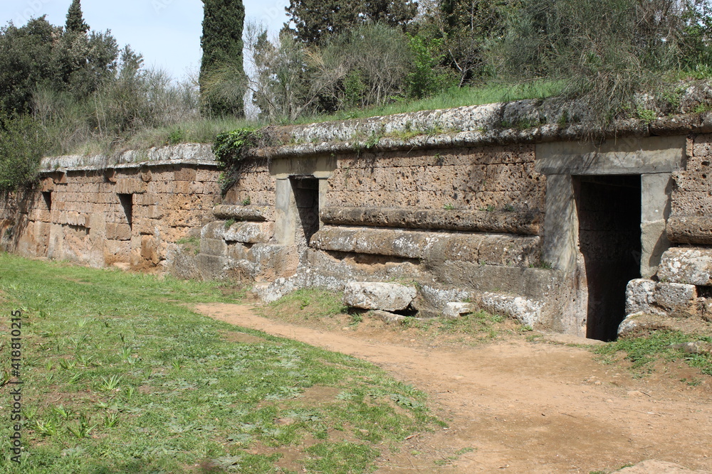 Etruscan necropolis of Cerveteri, Italy