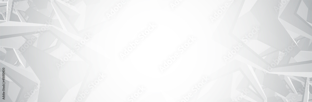 White Gray background. Futuristic 3d structure. Technology presentation backdrop. Vector illustration White Gray background. Futuristic 3d structure. Technology presentation backdrop. Vector illustration
