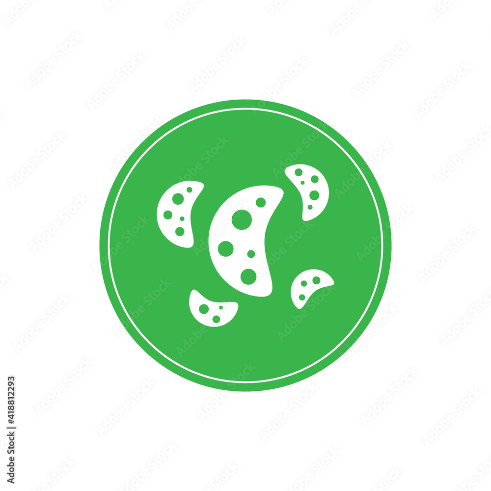 Mold icon design isolated on white background Mold icon design isolated on white background