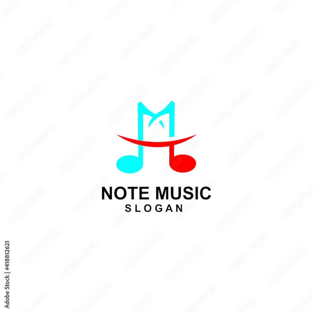 Fototapeta premium Note Icon Vector illustration design