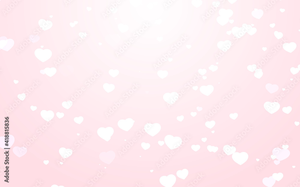 Valentine day white hearts on pink background. Valentine day white hearts on pink background.