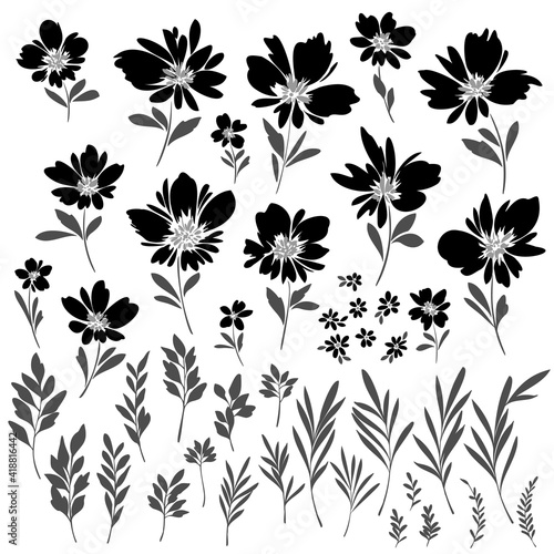 Abstract and impressive cute flower material,