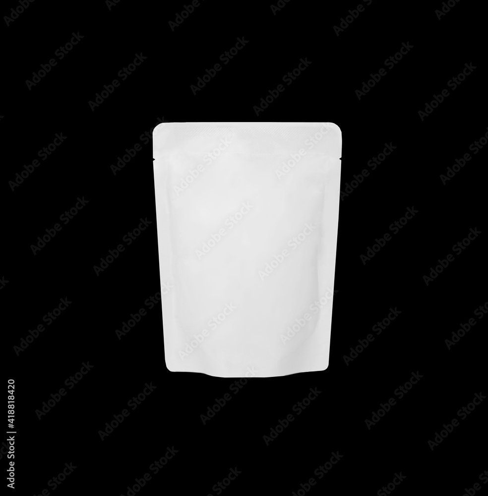 front view of a stand up doy pack pouch package for coffee ...