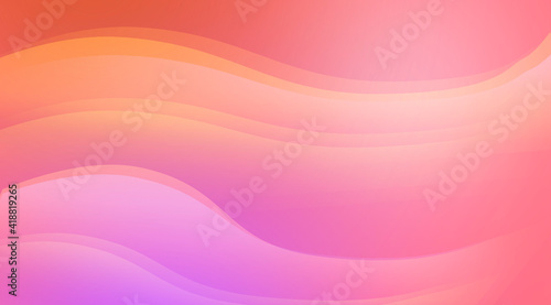 Abstract gradient pink Orange color tech futuristic template background. Decorate for ad, poster, template print, artwork