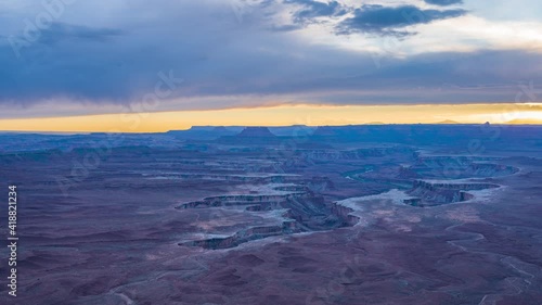 Canyon Sunset Time-lapse