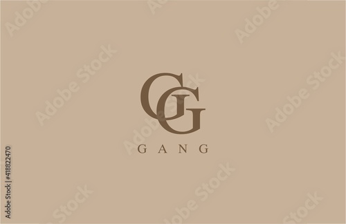 Initial Letter GG Luxury Logo Ideal for Fashion Beauty Brand