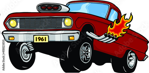 This image features an earlier 1960s classic pickup truck. 
