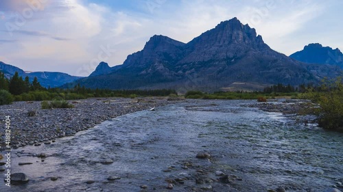 Sunrise in Mountains Time-lapse