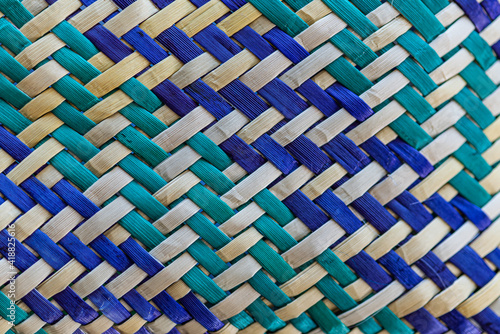 pattern with blue and green stripes photo