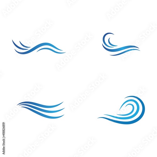 Water wave icon vector © Jeffricandra30