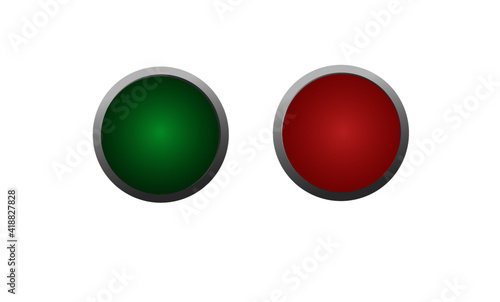 Free Download red and green buttons. On off buttons - GFXLoad