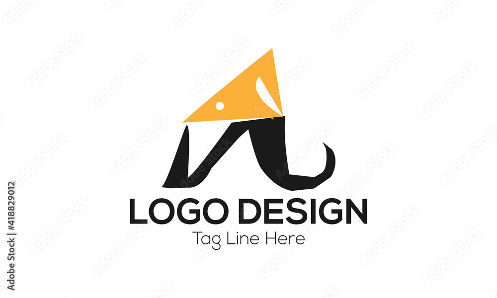 abstract logo design. abstract logo design.