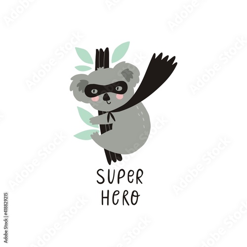 Photography Cute super hero character animals