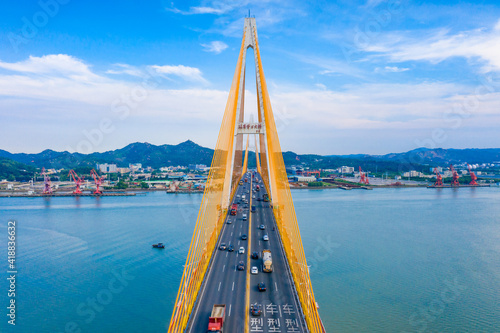 Shantou Queshi bridge, Shantou City, Guangdong Province, China