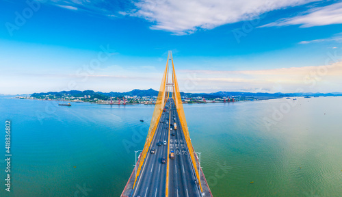 Shantou Queshi bridge, Shantou City, Guangdong Province, China