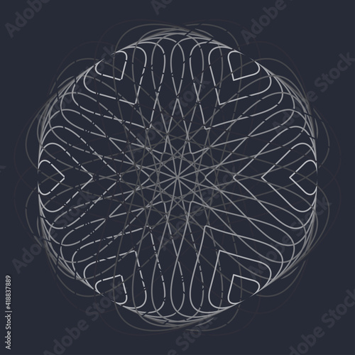 An Abstract Solid Web Pattern Background Template