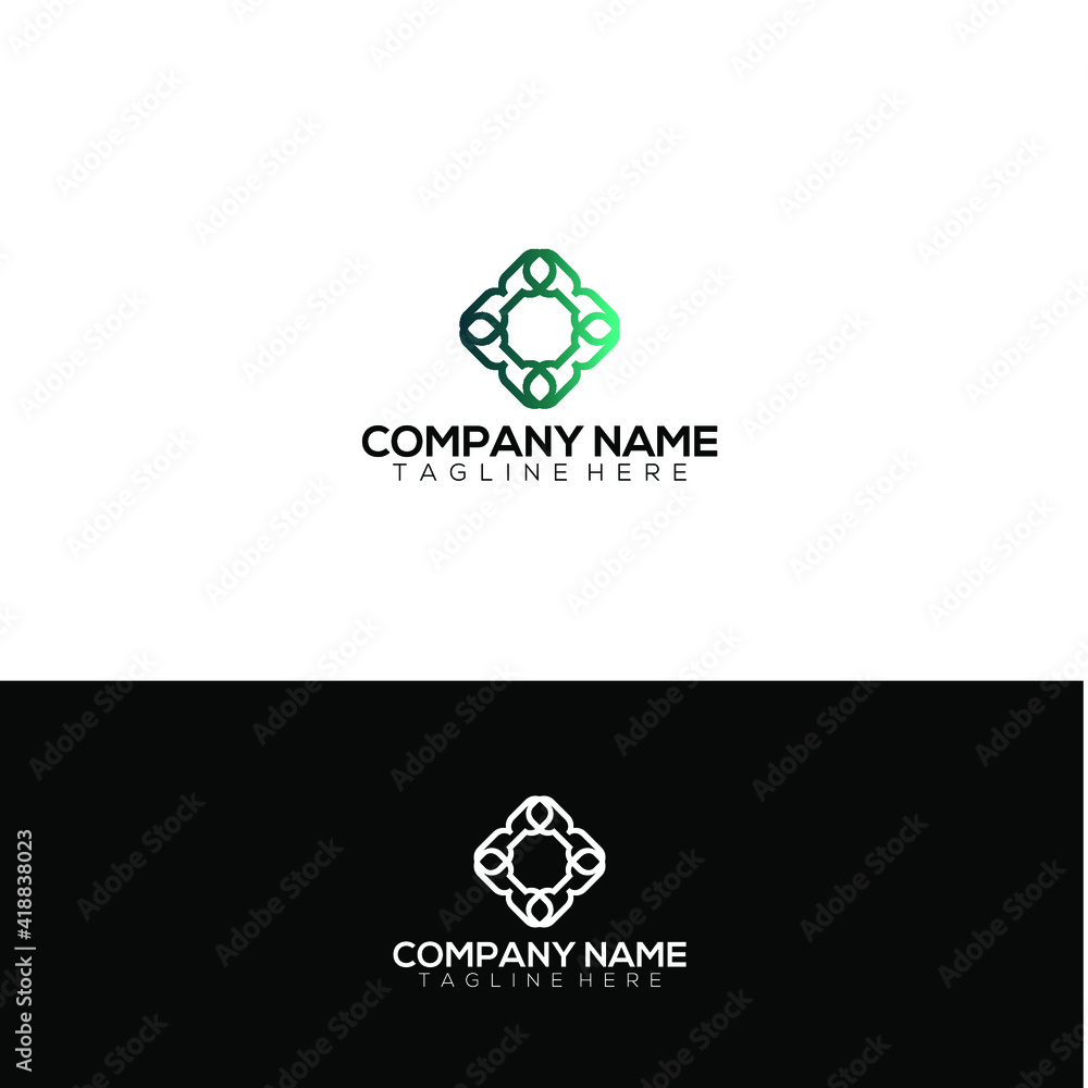 Fototapeta premium business abstract logo icon design vector template
