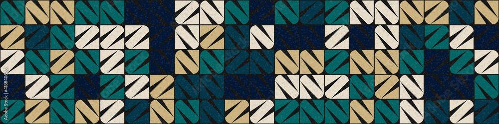 Obraz premium Abstract Geometric Pattern generative computational art illustration