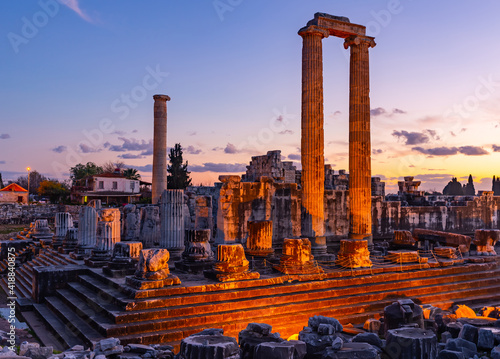 Temple of Apollo in Didyma antique city. Anatolia. Turkey