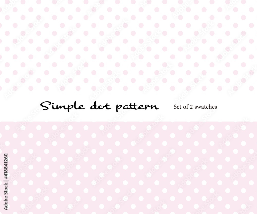 シンプル ドット 水玉 シームレスパターン 柄 スウォッチ Stock Vector Adobe Stock シンプル ドット 水玉 シームレスパターン 柄 スウォッチ Stock Vector Adobe Stock