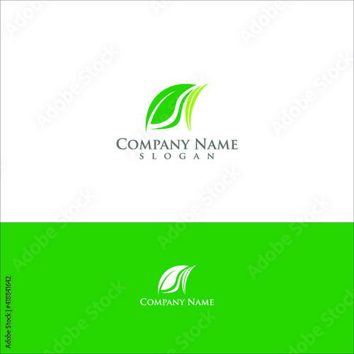 nature life logo icon design vector template
