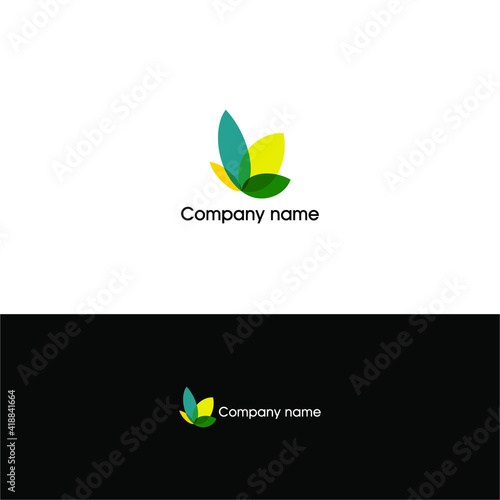 nature life logo icon design vector template