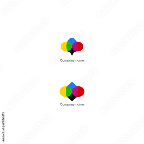 nature life logo icon design vector template