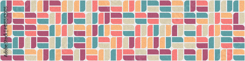 Abstract Geometric Pattern generative computational art illustration