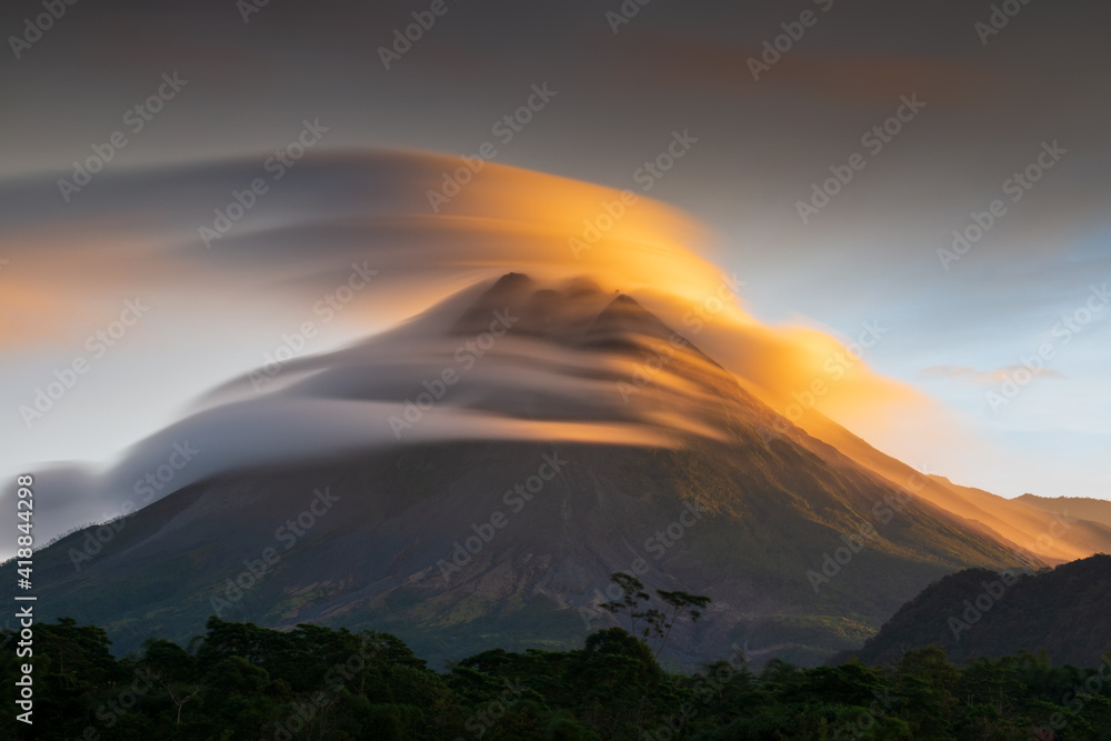 Awesome Lenticular Sky mountain merapi Awesome Lenticular Sky mountain merapi