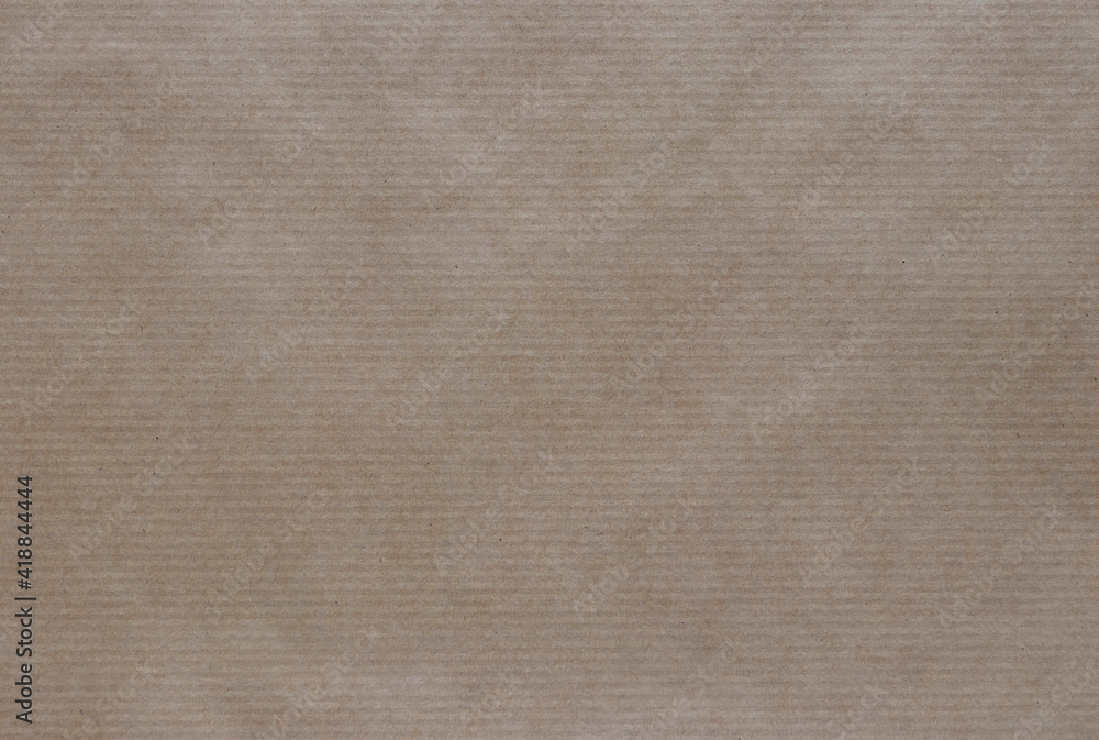 Fototapeta premium Brown striped waxed packing paper