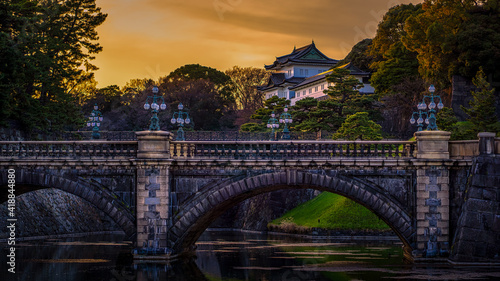 Tokyo Imperial Palace, the primary residence of the Emperor of Japan, is a large park-like area located in the Chiyoda ward of Tokyo