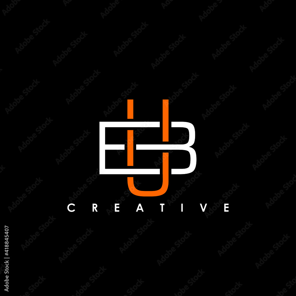 BU, UB Letter Initial Logo Design Template Vector Illustration BU, UB Letter Initial Logo Design Template Vector Illustration