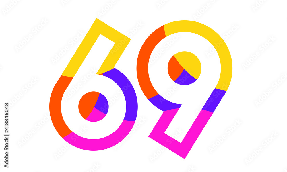 69 Colorful Fun Modern Flat Number 69 Colorful Fun Modern Flat Number