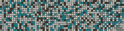 Abstract Geometric Pattern generative computational art illustration