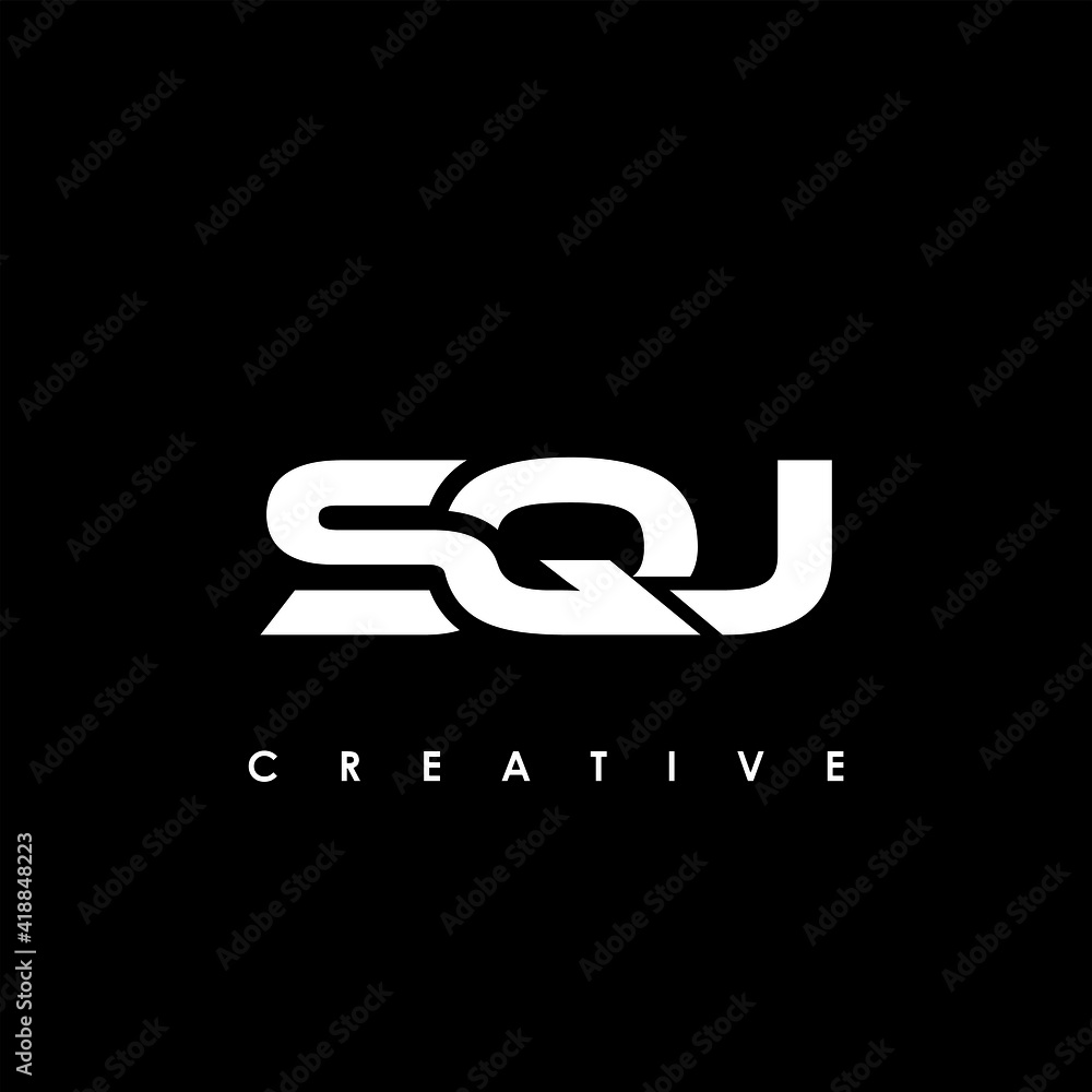 SQJ Letter Initial Logo Design Template Vector Illustration SQJ Letter Initial Logo Design Template Vector Illustration