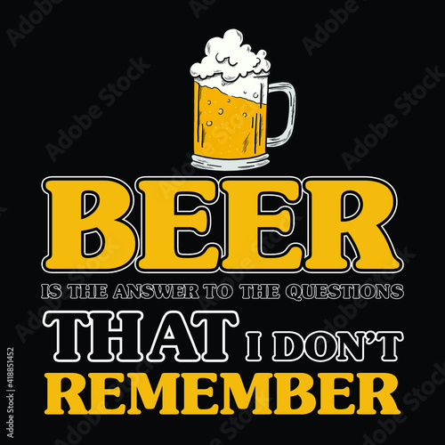 Beer T-Shirt Design