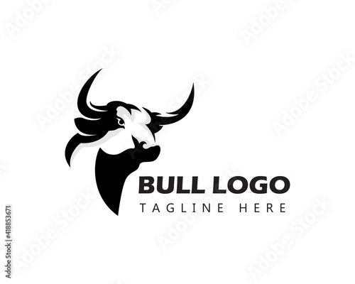 head bull logo bull logo simple bull logo animal logo drawing bull