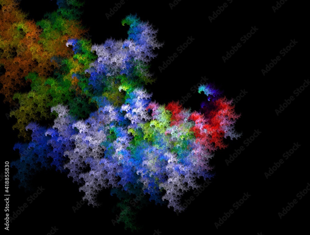 Imaginatory fractal background Image