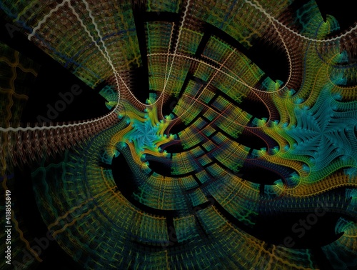 Imaginatory fractal background Image