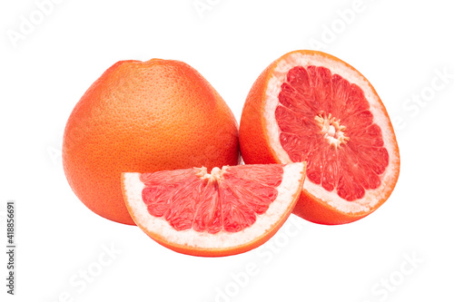 Grapefruit isolated on a white background