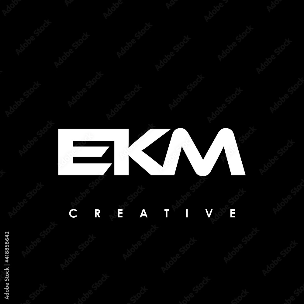 EKM Letter Initial Logo Design Template Vector Illustration EKM Letter Initial Logo Design Template Vector Illustration