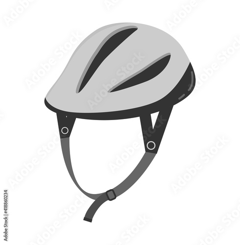 自転車用のヘルメットのイラスト