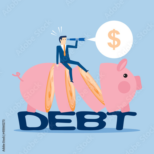 Division of money collected into parts to pay debts