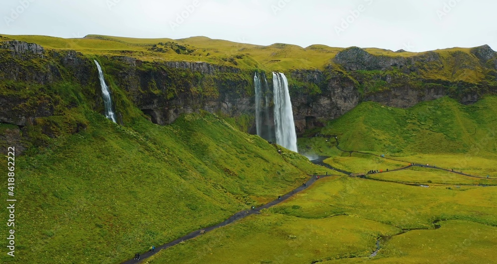 Glaciers and Mountains and Valleys of Iceland