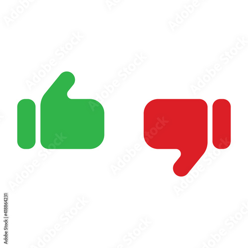 Thumbs up thumbs down