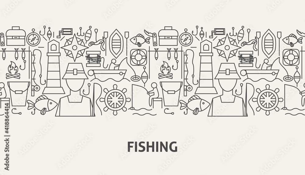 Fishing Banner Concept