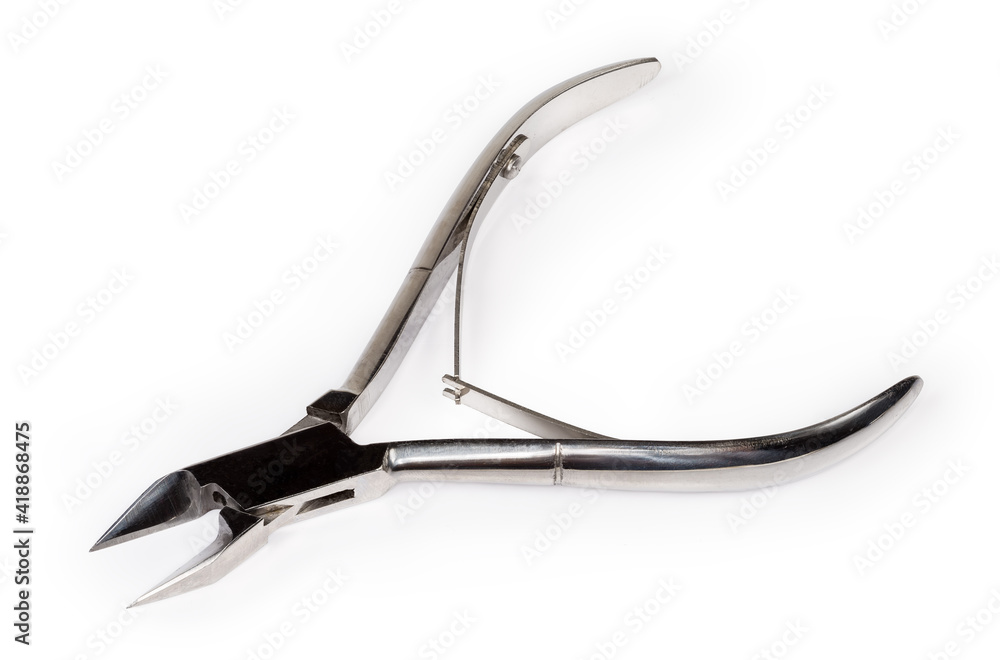Stainless steel nail clipper in the form of side cutters Stainless steel nail clipper in the form of side cutters